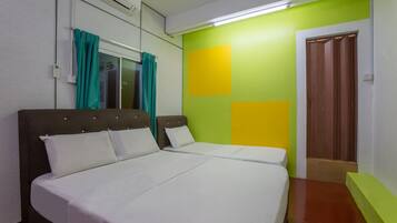 Free WiFi, bed sheets