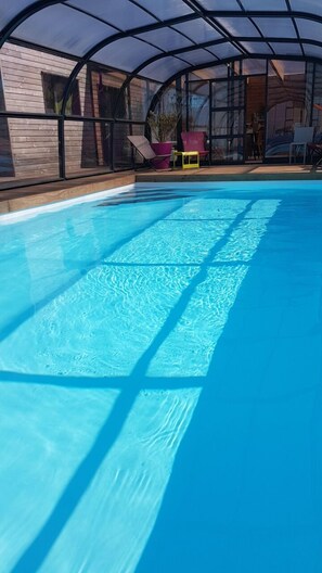 Indoor pool, outdoor pool