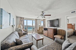TV, DVD player - Spacious 3 Bedroom 3 Bath Oceanront Unit | Bahama Sands - 604 (North Myrtle Beach)