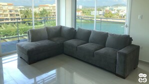 Interior - Lujoso departamento con vista a la marina (K) (Mazatlán)