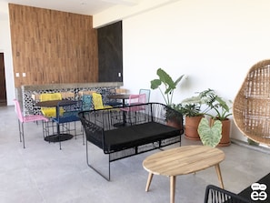 Deluxe Loft, City View | Terrace/patio - Marina Solé Loft 4 (J-4) (Mazatlán)