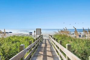 On the beach