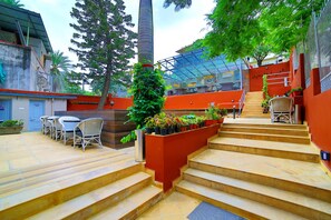 Utendørs bankettområde