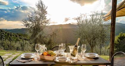 Chianti Sunshine avec piscine et vue