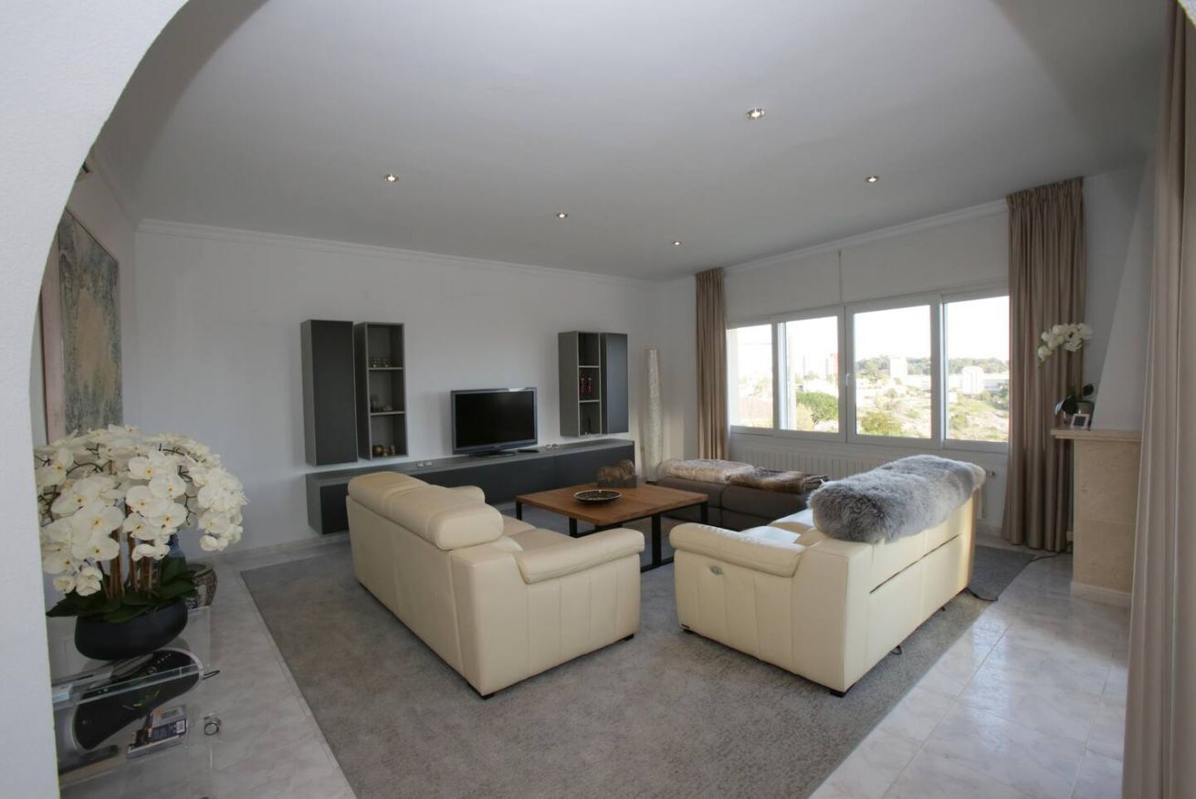 Televisión, chimenea