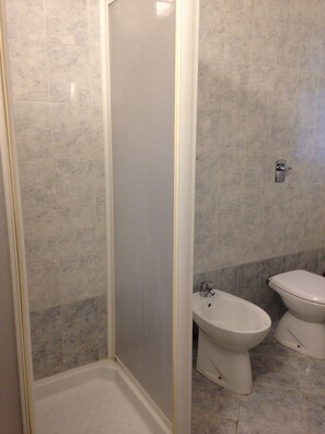 Free toiletries, hair dryer, bidet, towels