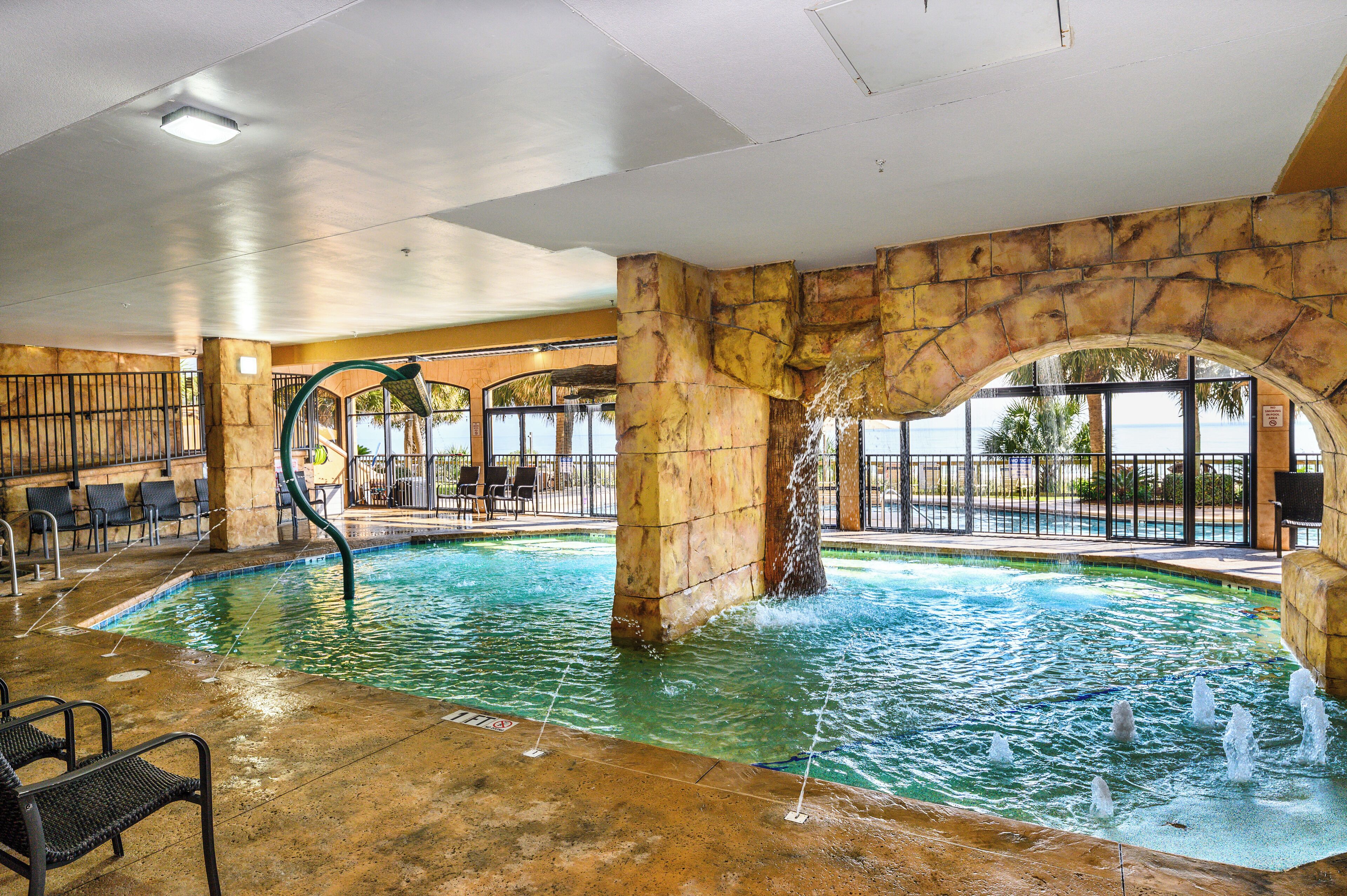 Indoor pool, outdoor pool
