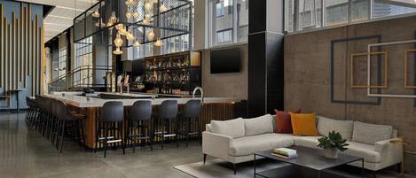 Bar (in der Unterkunft)