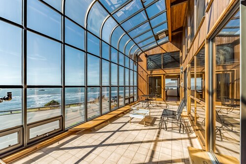 Luxurious home boasting ocean views, a sauna, pool table, and more