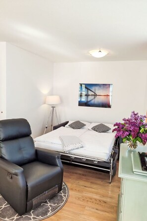 1 Schlafzimmer, Reisekinderbett, kostenloses WLAN