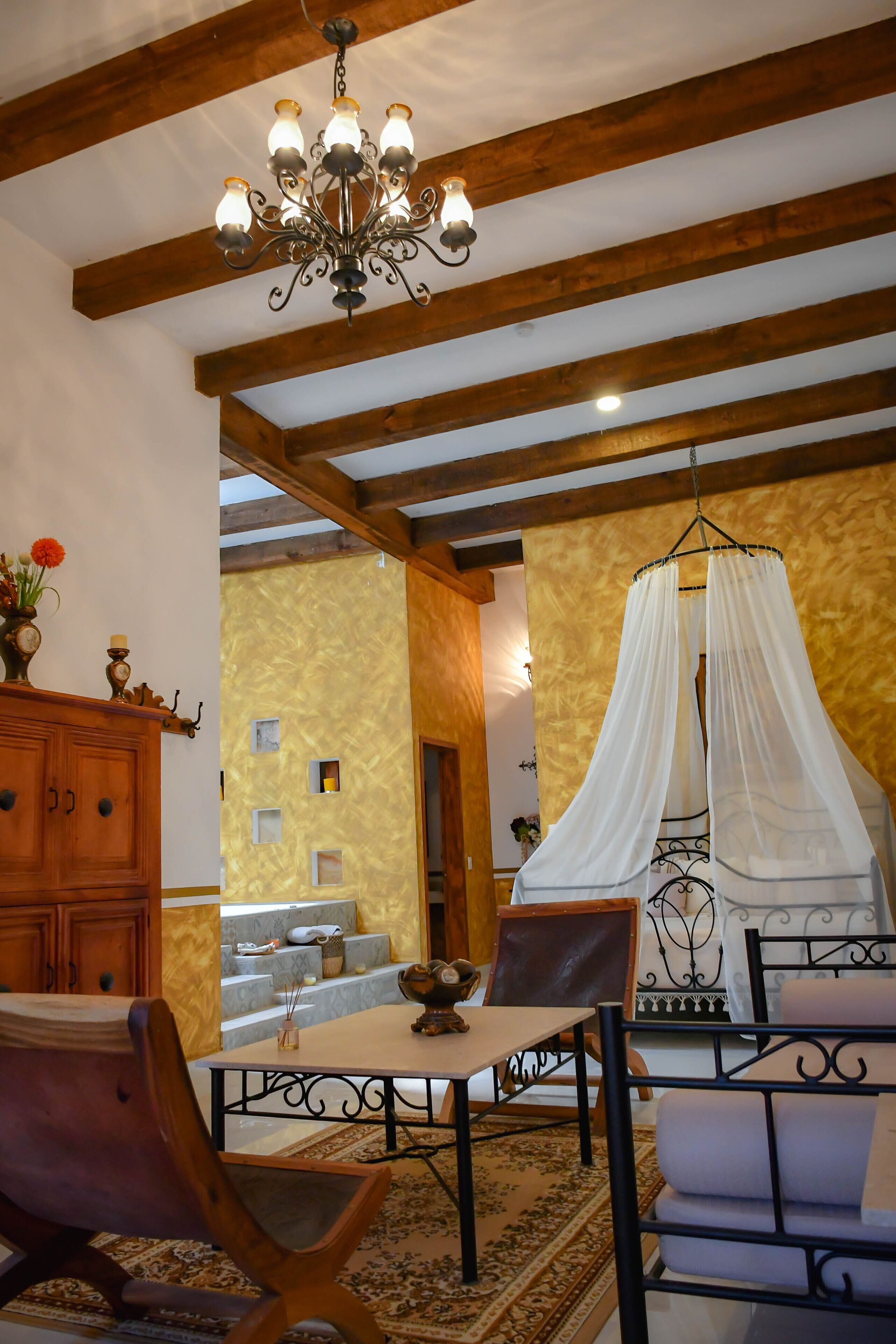 honeymoon room | premium bedding, down duvets, individually decorated