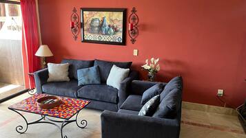 TV, DVD player, stereo