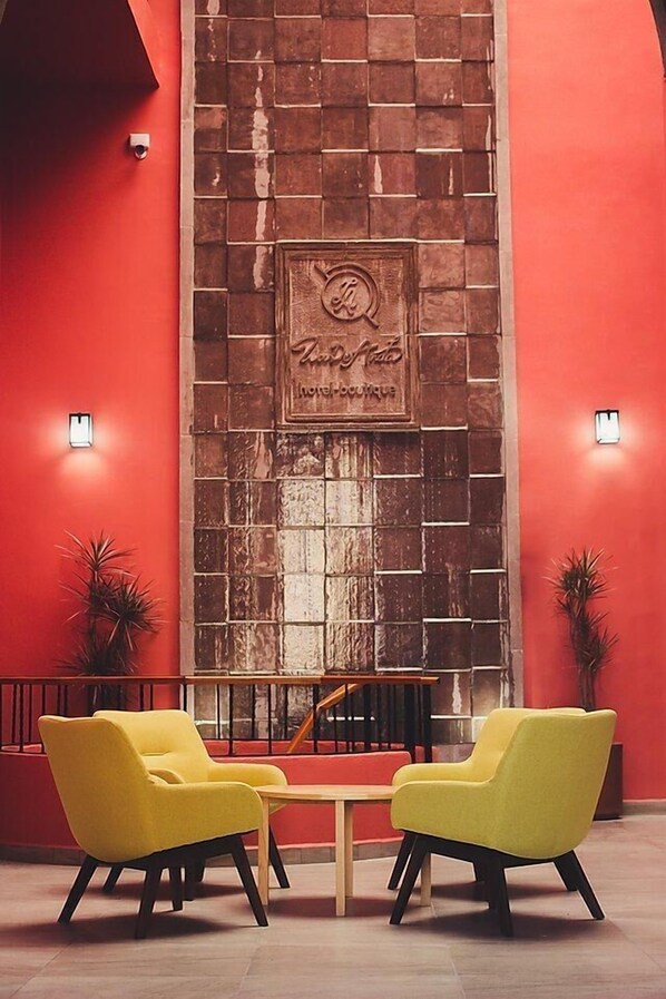 Sala de estar en el lobby