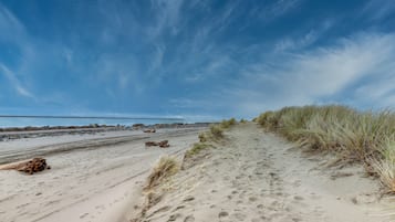 Vlak bij het strand
