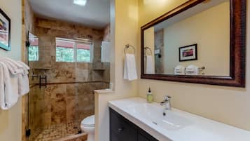 Free toiletries, hair dryer, towels