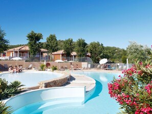 Pool - Cosy apartment in villa for 5 people with pool, WIFI, A/C, hot tub, terrace and pets allowed (Lagorce)