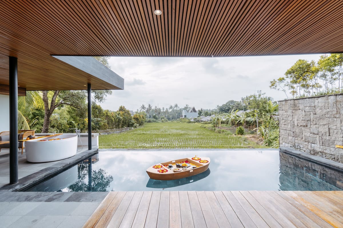 Presidential 2 Bedroom Private Pool Villa with Ricefield View | Private pool