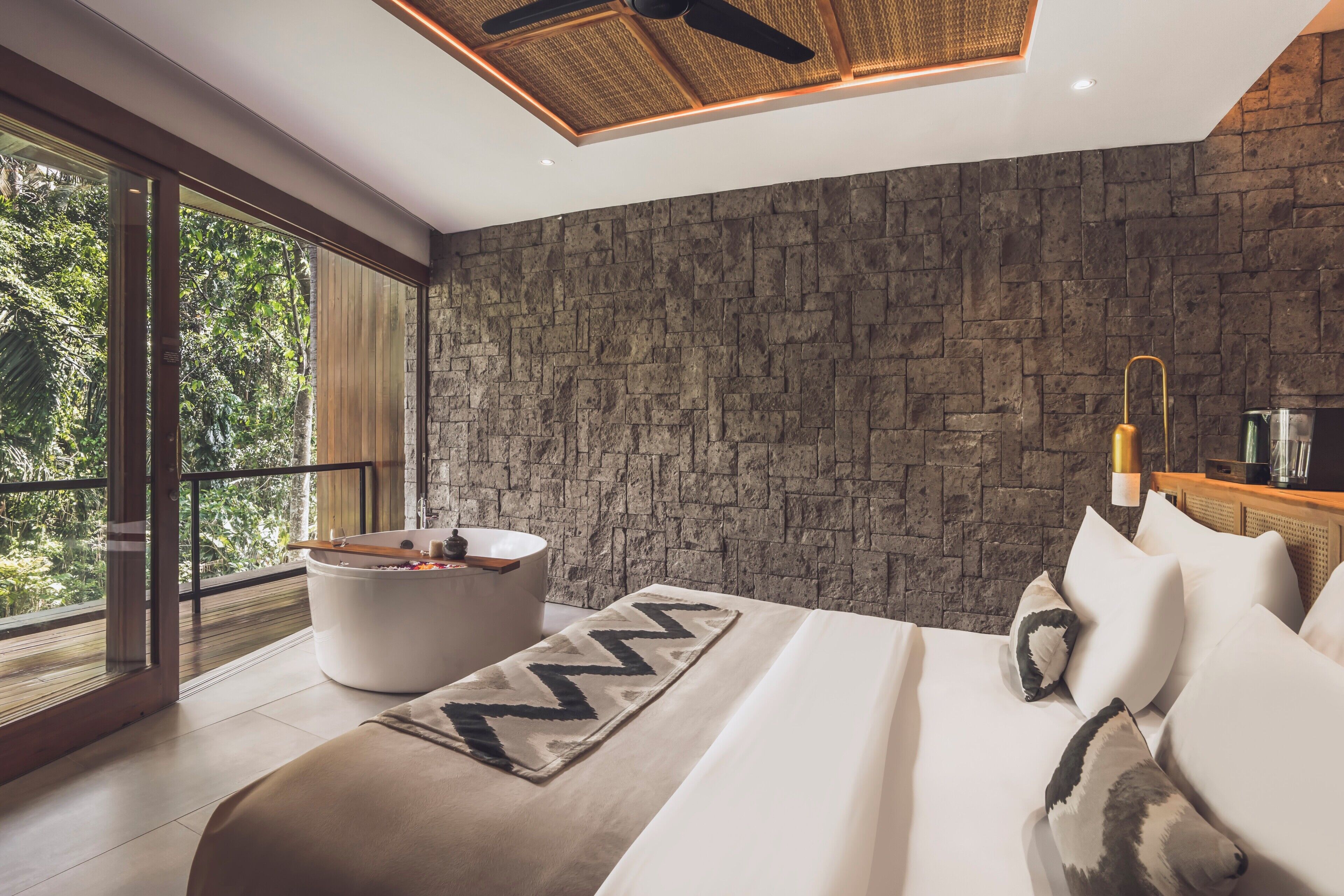 Grand Suite with Forest View | Hypo-allergenic bedding, minibar, in-room safe, desk