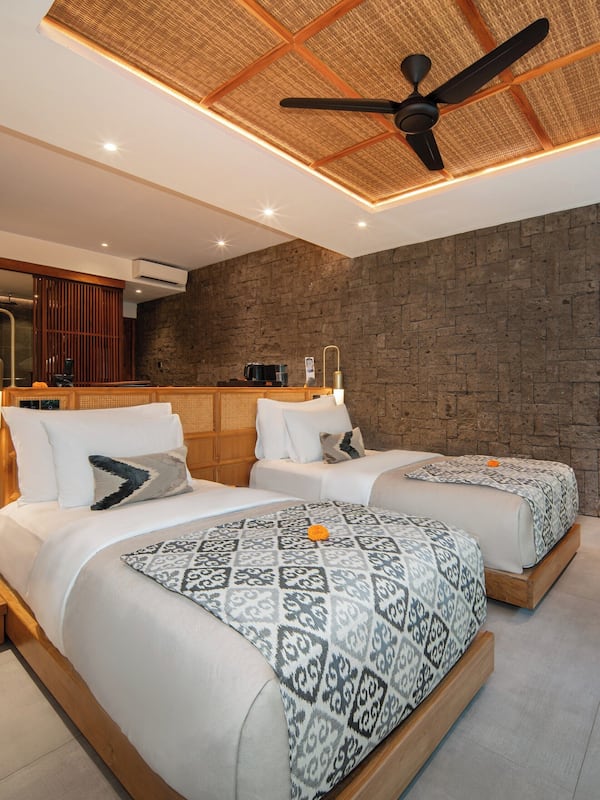 2 habitaciones, ropa de cama hipoalergénica y minibar