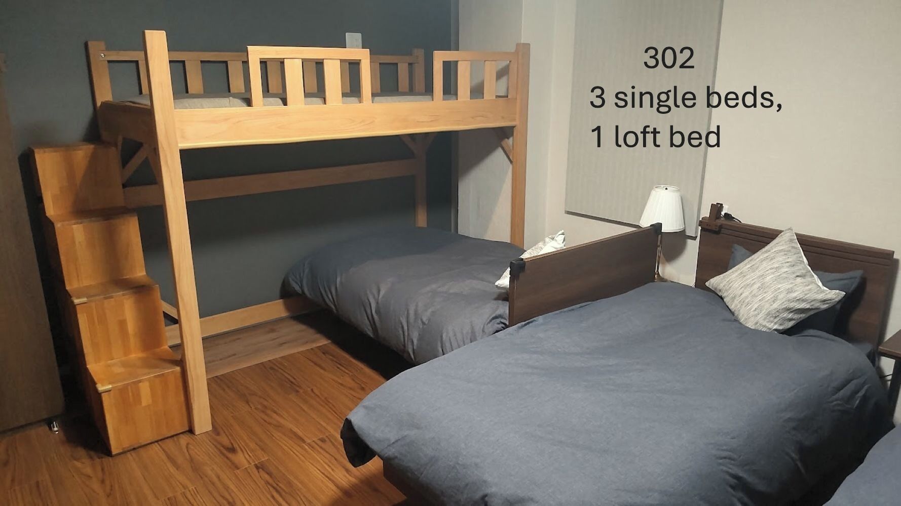 Standard Quadruple Room | Down comforters, blackout drapes, free WiFi