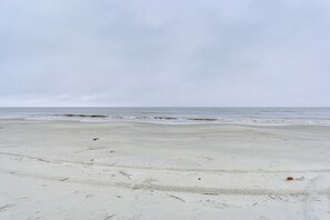 Enjoy a serene beach experience with access to the ocean.