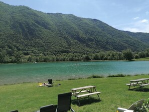 Outdoor dining - House in the Alps / exceptional view (Ponsonnas)
