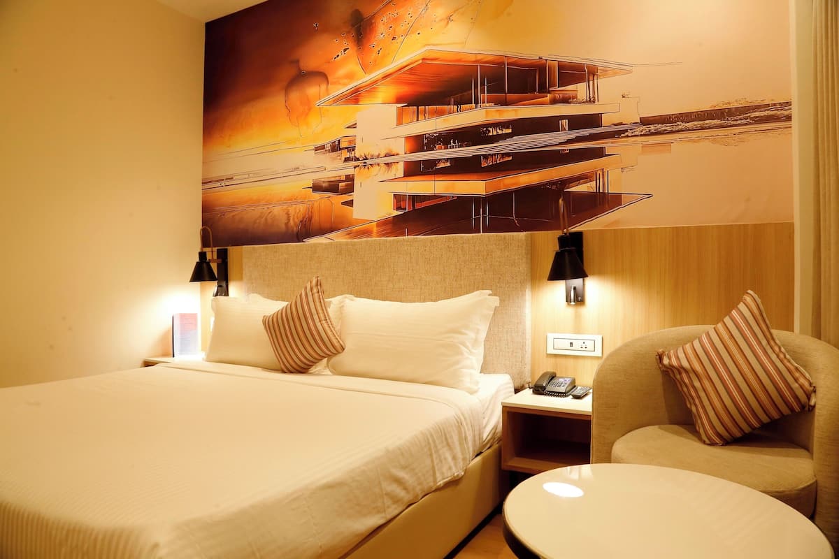 super deluxe room | in-room safe, individually furnished, desk, laptop workspace