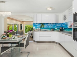 Microwave, oven, dishwasher, toaster