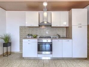 Oven, toaster - Lovely apartment for 4 guests with A/C, WIFI, TV and terrace (Labin)
