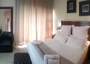 Minibar, blackout curtains, rollaway beds, free WiFi