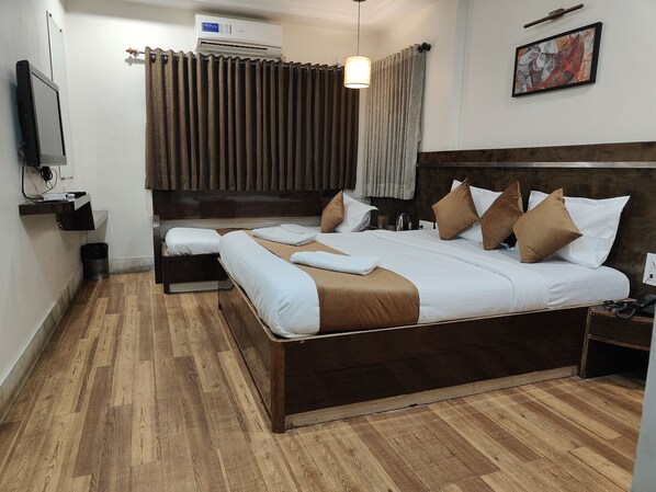Memory foam beds, individually furnished, soundproofing