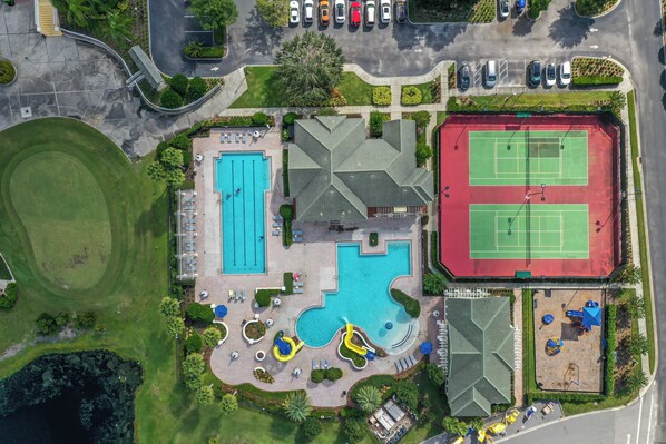 A heated pool - Luxury Villa w/ Private Pool, Golf Resort Amenities & Near Disney (Davenport)