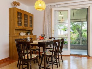 Dining - Beautiful private villa for 5 guests with TV and patio (Keszthely)