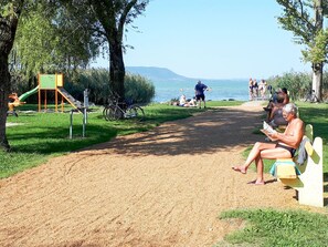 Children’s area - Beautiful private villa for 5 guests with TV and patio (Keszthely)