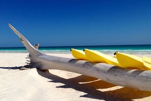 Beach nearby, sun-loungers - Beachfront Luxurious Villa in Tulum - Casa Maya Kaan (TULUM)