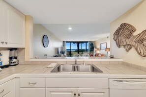 Fridge, microwave, oven, stovetop - Feels like you are on the beach in this ground floor unit - steps from the sand! (Orange Beach)