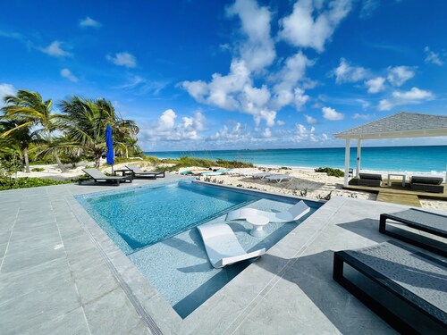 Experience Pure Serenity on a Private Ocean Front Villa w/ Heated Pool & Gazebo