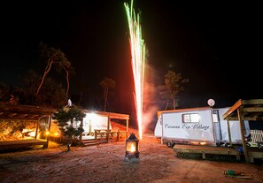 Front of property - evening/night