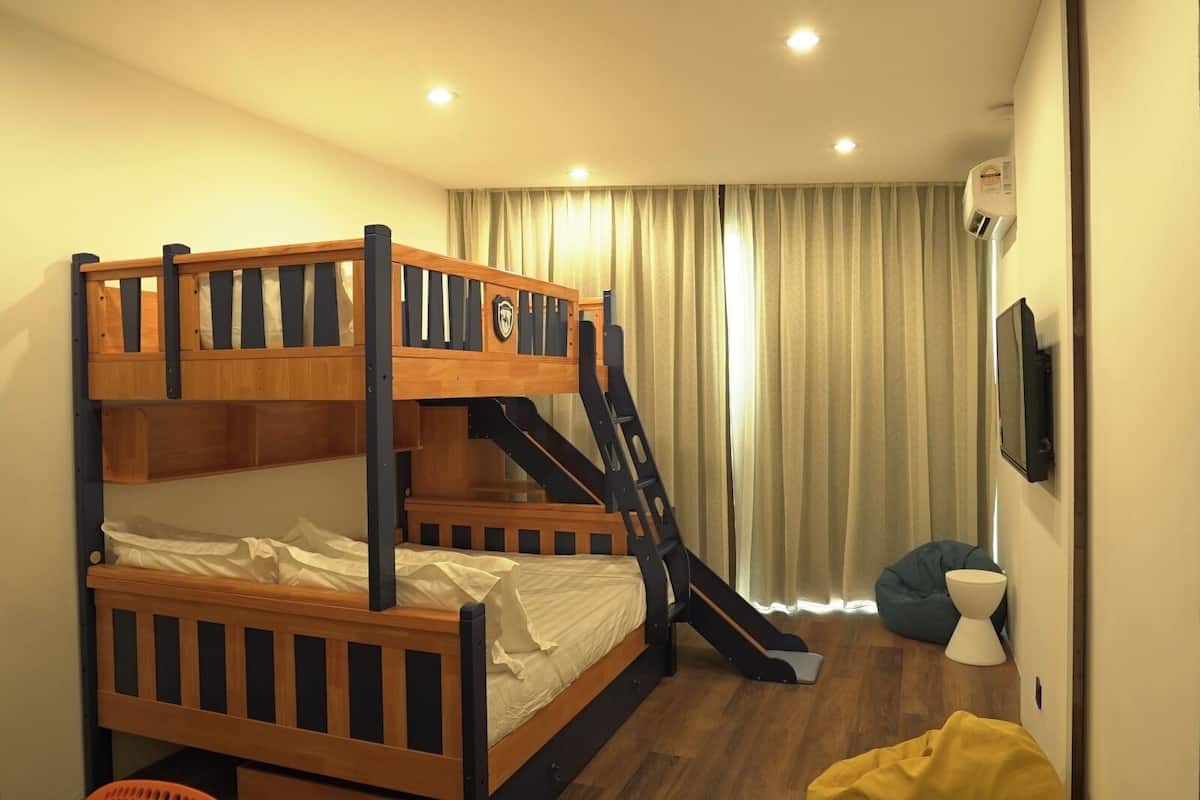 Habitació familiar, 1 dormitori (Rentap) | 1 dormitori, roba de llit d'alta qualitat i caixa forta a l'habitació