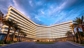 Front of property - evening/night