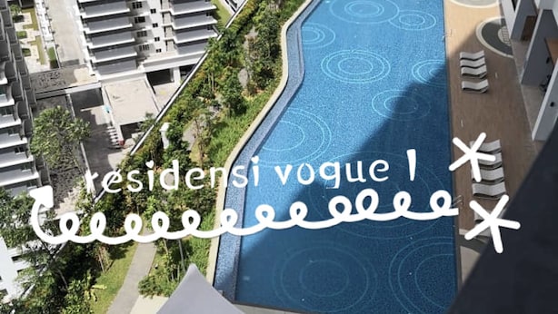 Outdoor pool - Residensi Vogue 1 KL Eco City (Kuala Lumpur)