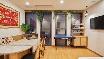 1 habitación, ropa de cama de alta calidad y sistema de insonorización