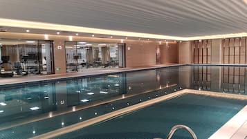 Indoor pool, outdoor pool, open 9:00 AM to 11:00 PM, free pool cabanas
