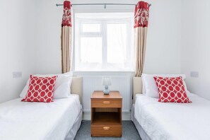 Individually decorated, individually furnished, iron/ironing board