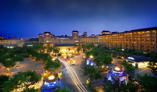 Front of property – evening/night