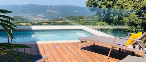 屋外プール、温水プール