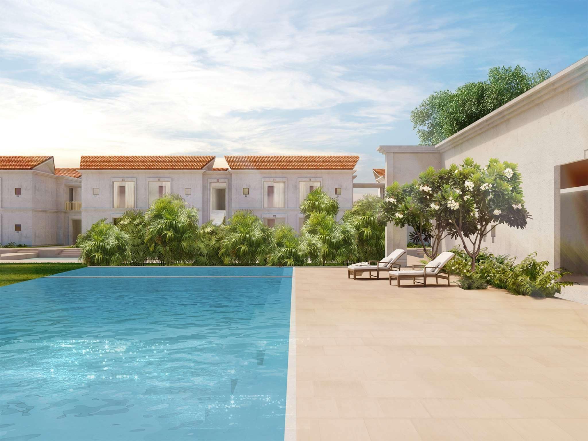 Alberca al aire libre 