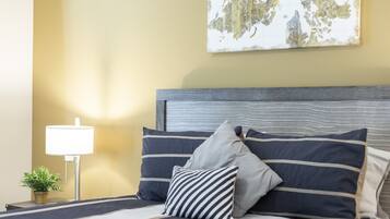 1 bedroom, iron/ironing board, free Internet, bed sheets