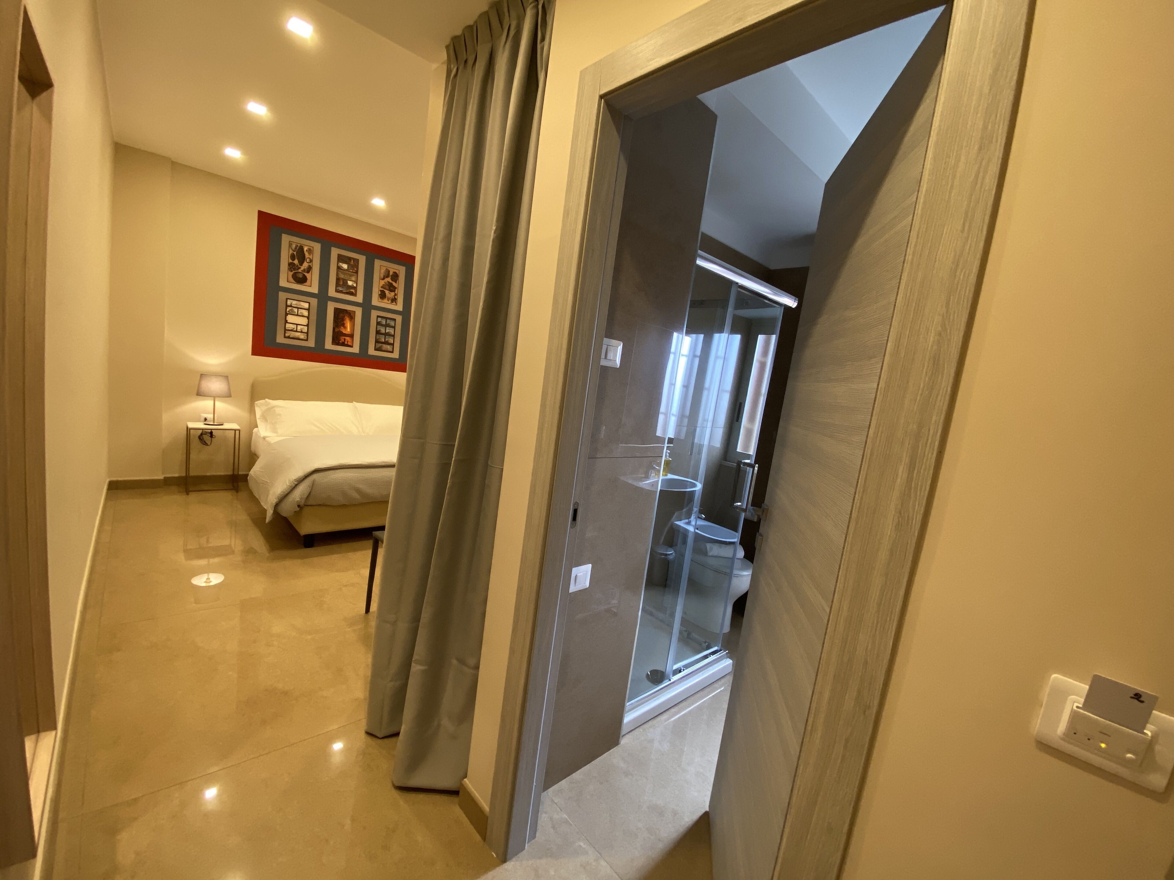 1 غرفة نوم وواي فاي وملاءات أسرّة