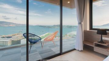 Biệt thự Cao cấp, 6 phòng ngủ, quang cảnh biển, sát bãi biển | 6 phòng ngủ, bộ trải giường bằng vải cotton Ai Cập